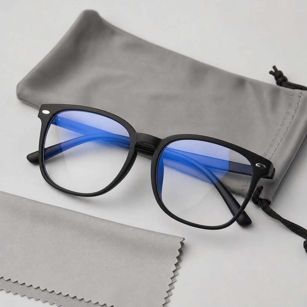 Affordable clear blue-light computer glasses