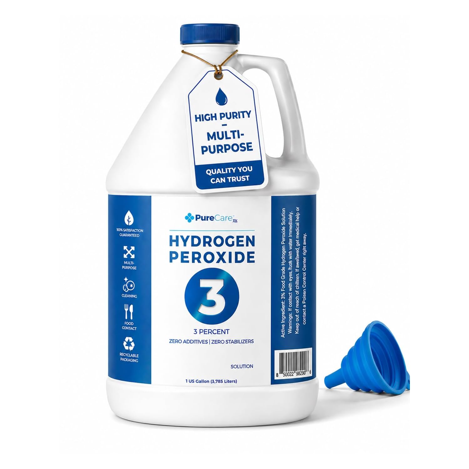 Food-Grade Hydrogen Peroxide (3% gallon)
