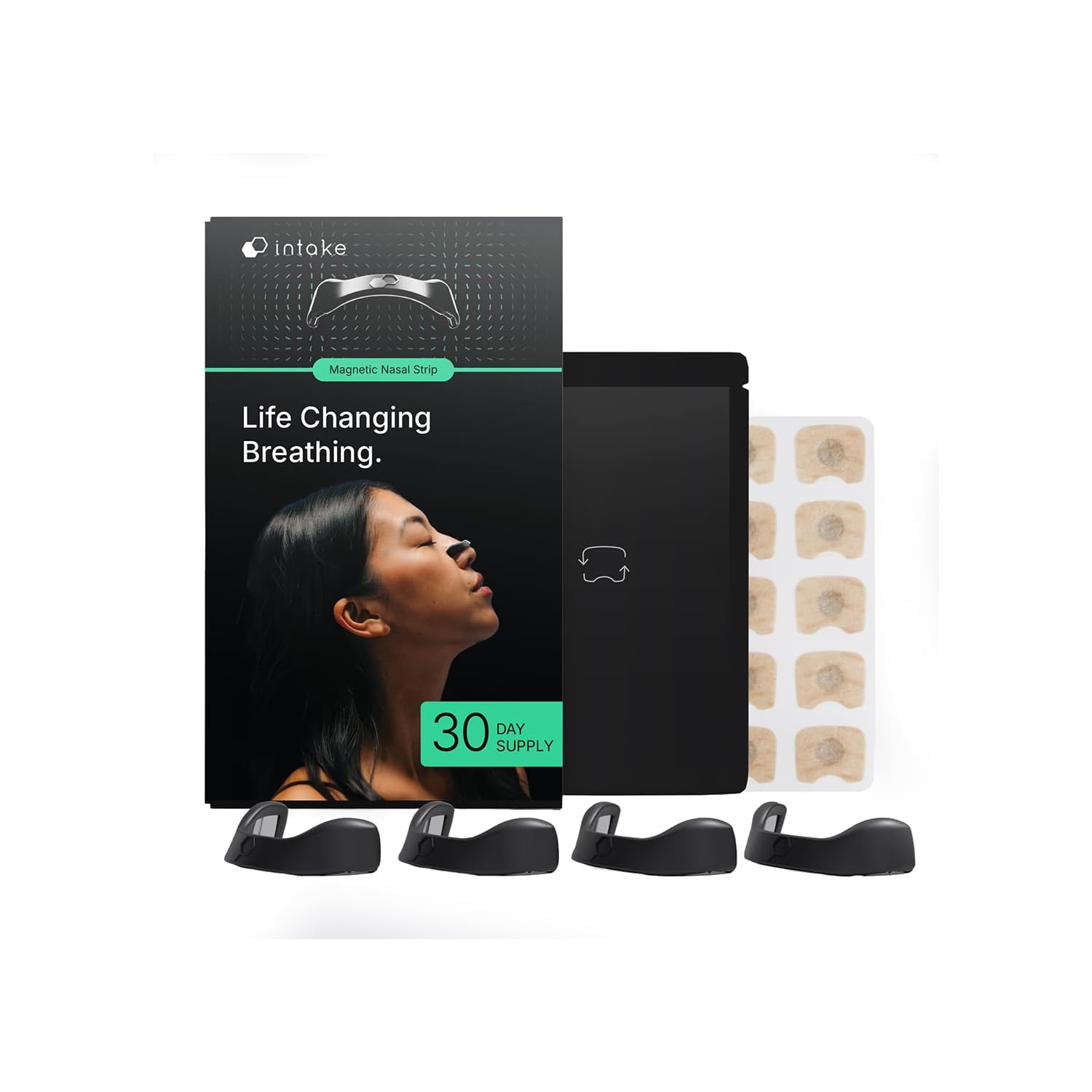 Intake Breathing magnetic nasal strips starter kit