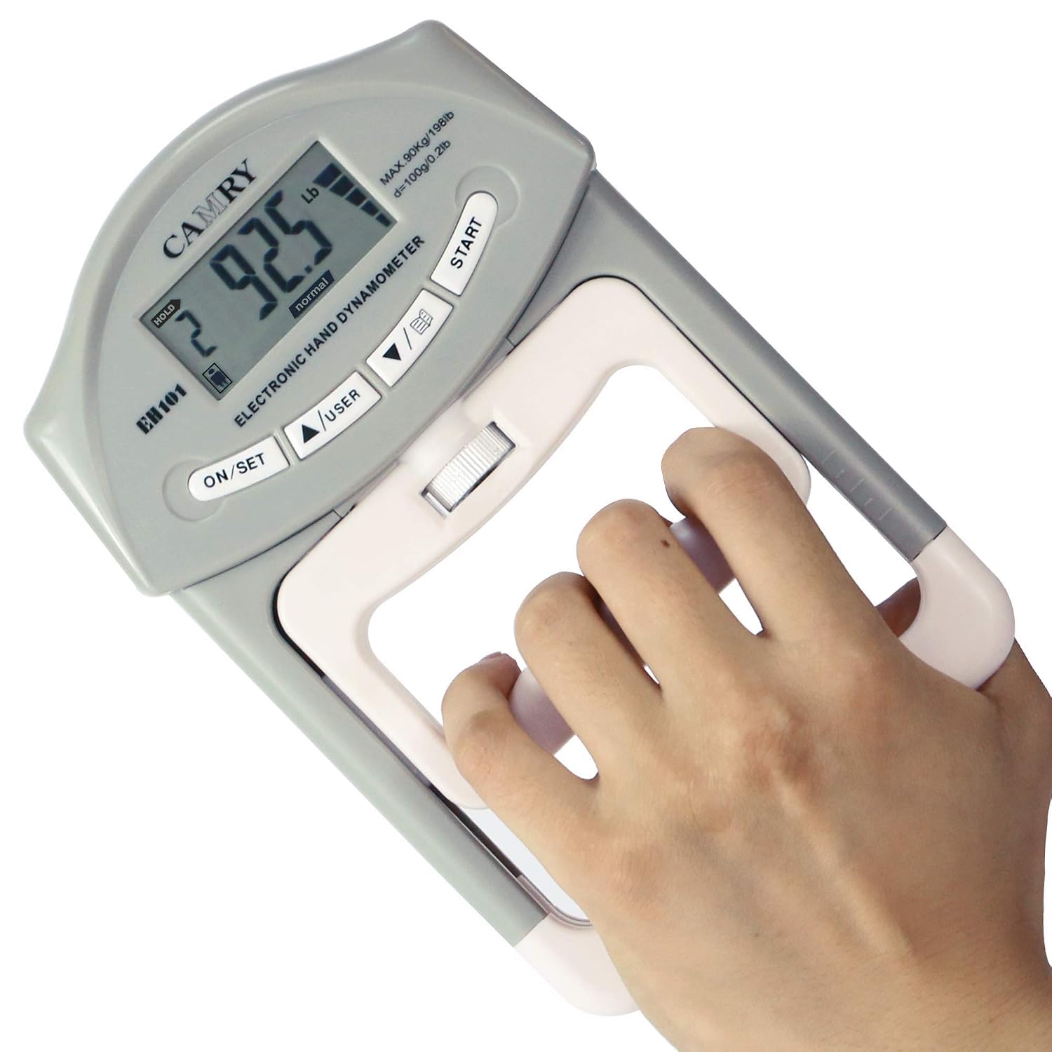 Camry EH101 digital handgrip dynamometer for home lab Stage 1