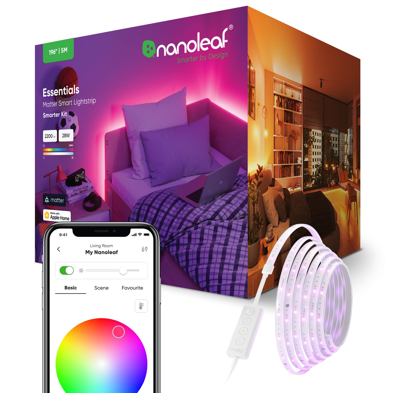Nanoleaf Essentials Matter tunable smart bulb