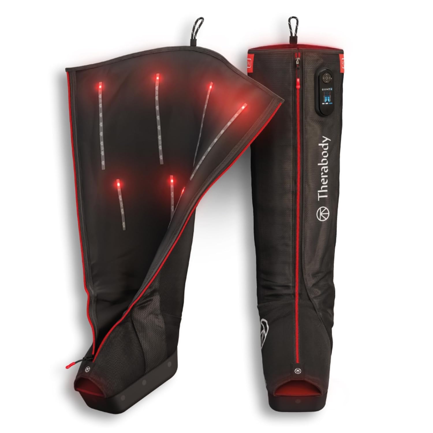 Therabody JetBoots PRO Plus wireless compression boots with vibration and LED