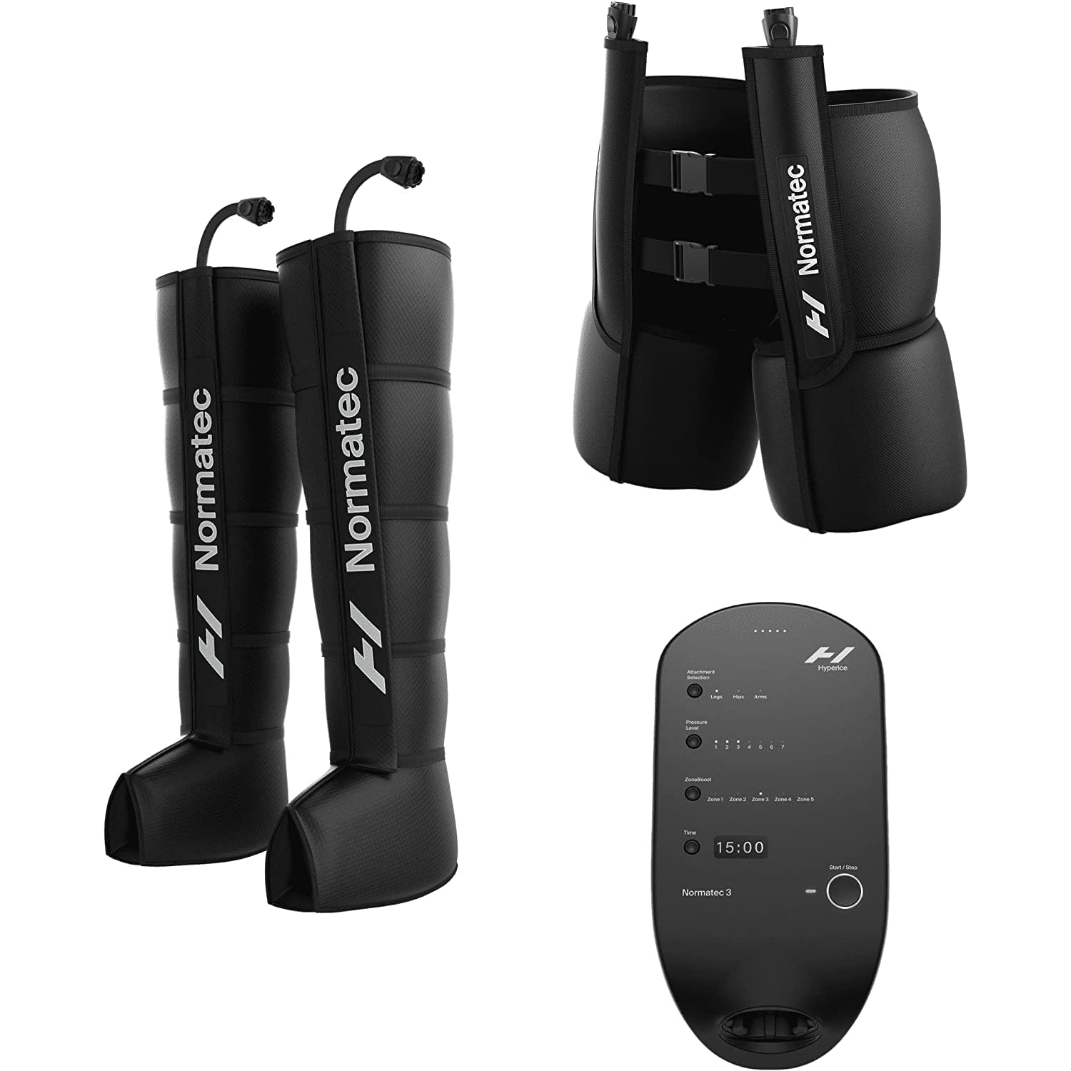Hyperice Normatec 3 lower body system with legs and hips attachments
