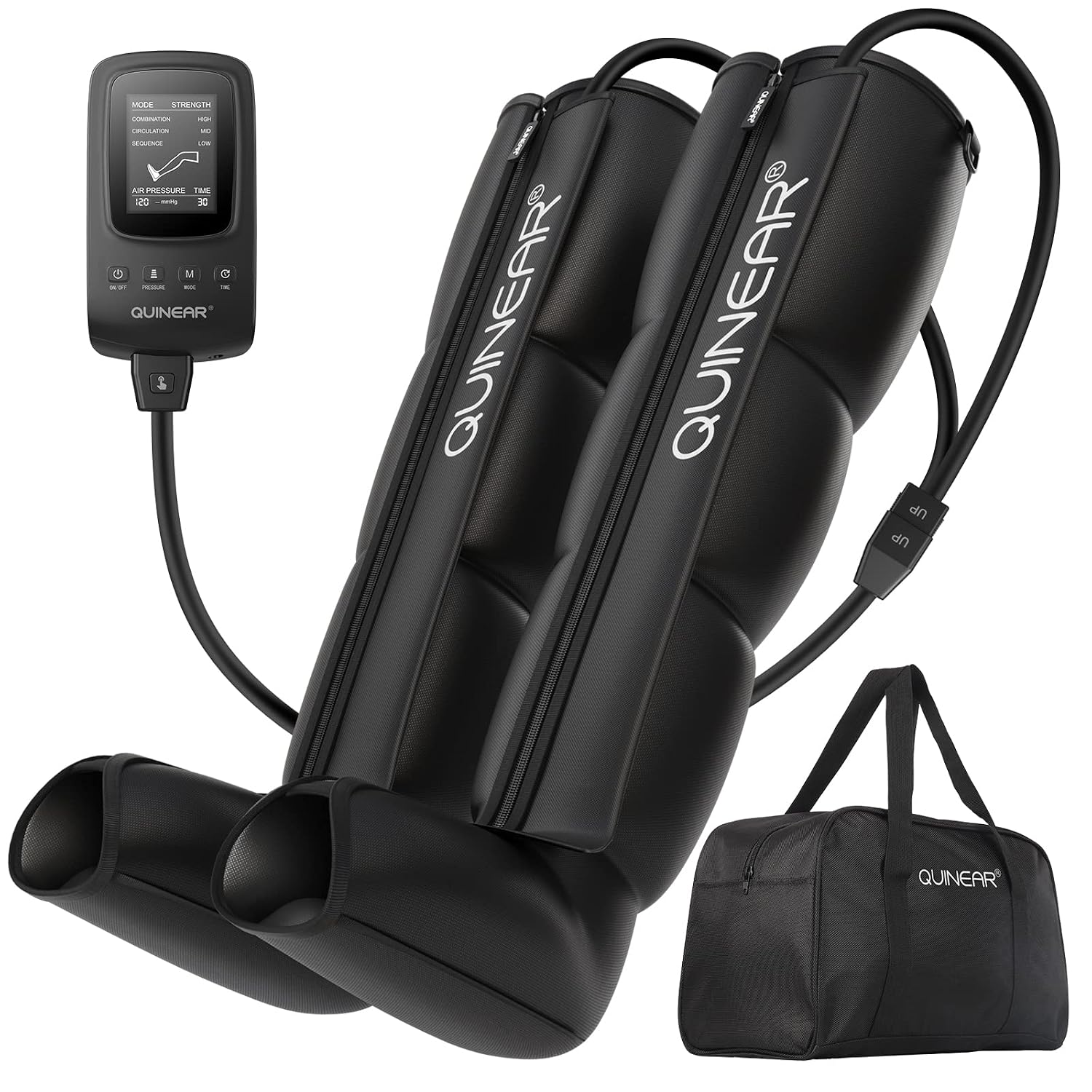 QUINEAR professional sequential four-chamber leg compression boots
