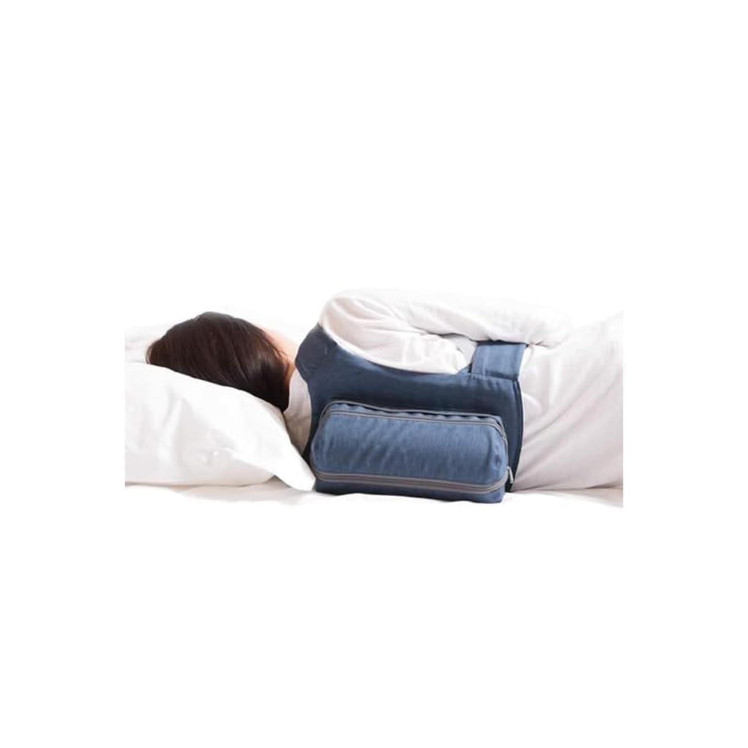 Generic side-sleep position trainer belt to discourage back sleeping