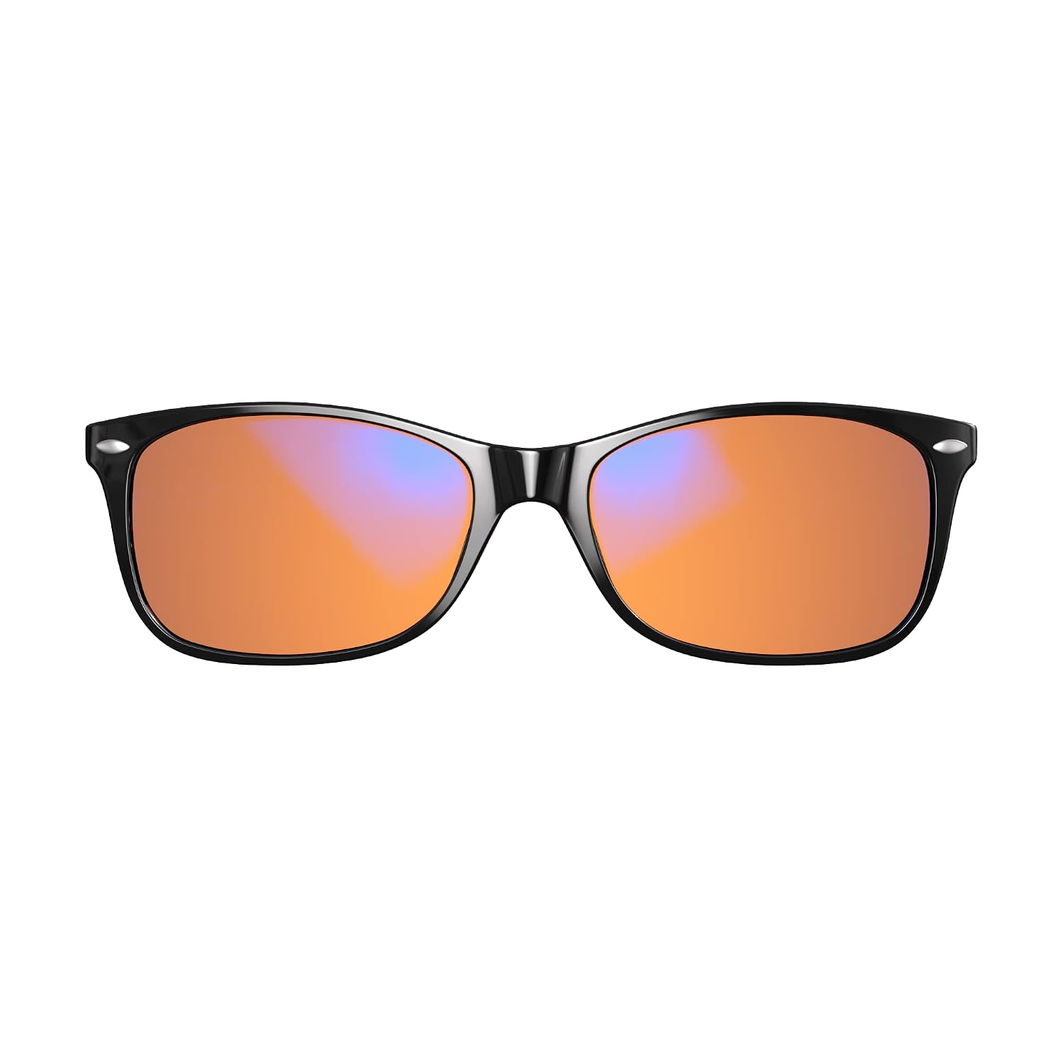 Amber orange evening blue-blocking glasses for sleep wind-down